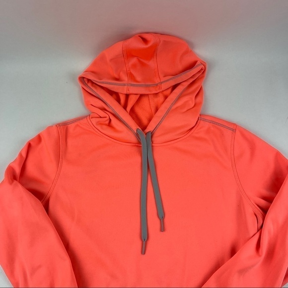 Danskin Now Hoodie Girls Medium 8-10 Peach Long Sleeve Pocket - Picture 3 of 8